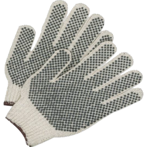 Cotton PVC Dot Gloves