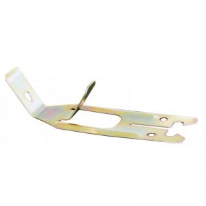 Top cross rail suspension clip - gold straight