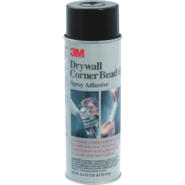 spray adhesive drywall cornerbead 3m